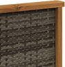 vidaXL Outdoor-Sofagarnitur mit Kissen 6 pcs Natur und Beige 3382841 Bild 5