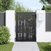 vidaXL Gartentor Schwarz 85 x 150 cm Pulverbeschichteter Stahl 42015871 Bild 3
