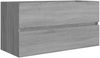 vidaXL Waschbeckenunterschrank Grau Sonoma 90x38,5x45 cm Holzwerkstoff 815655 Bild 2