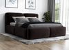 Polsterbett OLKE 140x200 mit Matratze, Bettkasten und Lattenrost. Farbe: Espresso 6 Bild 2