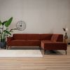 Bronx71 Ecksofa Kansas Chenille kupfer rechts Bild 5