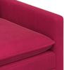 vidaXL Sofa Set 2 pcs Weinrot Samt 3417131 Bild 5