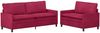vidaXL Sofa Set 2 pcs Weinrot Samt 3417131 Bild 2