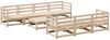 vidaXL 8-tlg. Garten-Sofagarnitur Massivholz Kiefer 3299319 Bild 2