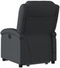 vidaXL Massagesessel mit Aufstehhilfe Elektrisch Schwarz Echtleder 3204274 Bild 5