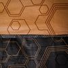 Bettwäsche aus 100% Baumwolle mit Kissen- und Deckenbezug in Hexagon Design 200x200 cm Bild 4