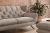 KAWOLA Sofa CHARME 2-Sitzer Cord taupe 94 x 95 x 175 cm Bild 4