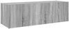 TV-Wandschrank, Fernsehschrank mit LED-Leuchten Grau Sonoma 100 x 35 x 31 cm Bild 3