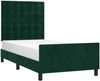 Einzelbettgestell Design für Erwachsene ohne Matratze Dunkelgrün 90x200 cm Samt d4821e Bild 3