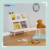 Relaxdays Weißes Kinderregal mit 5 Fächern Bild 3