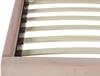 Vente-unique - MOANA Bett SamtStoff Puderrosa - B 117 cm x H 128 cm x L 220 cm Bild 5