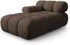 Micadoni Recamiere Bellis Links 3D-Stoff Sonic Braun Bild 2