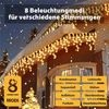 SALCAR 5m LED Lichtervorhang Außen Bild 2
