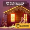 SALCAR 5m LED Lichtervorhang Außen Bild 4
