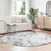 vidaXL Teppich Shaggy Hochflor NAVARRA Hellgrau 200x200 cm Polyester 4102922 Bild 3