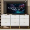 UEV Kommode modern Sideboard schmal Mehrzweckschrank für Kleidung Dokumente (Packung, Schubladenschrank mit Kippsicherung für Wohnzimmer Schlafzimmer Flur), TV Board Schubladenschrank Buffet 150x34x74cm Aufbewahrungsschrank Bild 3