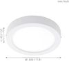 Eglo 96671 Smart Light Aufbauleuchte FUEVA-C rund Ø30cm 2700-6500K dimmbar in weiß mit Connect Funktion Bild 5