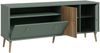 Forte HARLLSON TV-Schrank 160, EasyKlix by FORTE, TV-Schrank, Lowboard 2-türig, Skandi Stil, Holzwerkstoff, Salbei/Mauvella Eiche Holzdekor, 160,0 cm breit x 67,0 cm hoch x 41,0 cm tief Bild 5