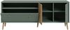 Forte HARLLSON TV-Schrank 160, EasyKlix by FORTE, TV-Schrank, Lowboard 2-türig, Skandi Stil, Holzwerkstoff, Salbei/Mauvella Eiche Holzdekor, 160,0 cm breit x 67,0 cm hoch x 41,0 cm tief Bild 4