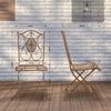 CLP 2er Set Gartenstühle Sibell,antik braun Bild 2