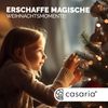 Casaria Künstlicher Weihnachtsbaum, 180cm dichte Spitzen weißer Baum Metallständer Schnellaufbau flammfest Bild 4