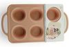 6-fach Backform ideal für süße & herzhafte Kreationen - Silikon-Muffinform Bild 3