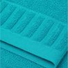 Casa Colori Gästehandtuch Uni, Frottier (1-St), Hohe Farbbrillanz, Einfache Pflege, blau Bild 4