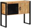 vidaXL Konsolentisch 90x35x75 cm Raues Massivholz Mango 4013571 Bild 4