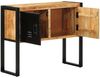 vidaXL Konsolentisch 90x35x75 cm Raues Massivholz Mango 4013571 Bild 5