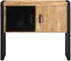 vidaXL Konsolentisch 90x35x75 cm Raues Massivholz Mango 4013571 Bild 2