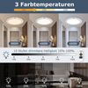 Lapalife LED Deckenleuchte Akku Magnetisch Deckenlampe mit Bewegungsmelder Innen, Dimmbar, LED fest integriert, 3 Farbtemperaturen Aufladbare Lampe für Treppe Balkon Garage Bild 2