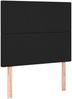 vidaXL Boxspringbett mit Matratze Schwarz 90x190 cm Kunstleder 3137515 Bild 5