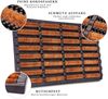 Hanse Home Brushes Fußmatte Kokos und Gummi 40x60 cm – rutschfeste Schmutzfangmatte für Innen und Außen, Fußabtreter mit Kokosbürsten Türmatte Wetterfest Schmutzabtreter Outdoor – Schwarz Natur Bild 4