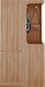 Kleiderschrank 70x40x170 cm, einflügelig mit 4 Schubladen und offenem Hängefach,Naturholz Bild 5