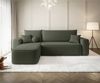 Ecksofa Schlafsofa Sofa AGEPO Stoff Quelle Moosgrün Ottomane Links Bild 2