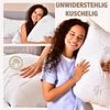 SEI Design Kopfkissen Schlafkissen Kissen Mikrofaserkissen Seitenschläferkissen 40x80, Füllung: 650g luxuriöse Mikrofaser, Bezug: Mikrofaser gesteppt, Seitenschläfer, Rückenschläfer, Bauchschläfer, Kissen, 1 Kopfkissen, vegane Alternative zu Daunenkissen Bild 3