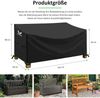 Schutzhülle für Gartenbank 185x69x65/96cm 600D Oxford wasserdicht uv-beständig Bild 3