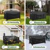 Schutzhülle für Gartenbank 185x69x65/96cm 600D Oxford wasserdicht uv-beständig Bild 5