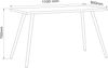 VCM Schreibtisch Salia 920919 Anthrazit / Honig-Eiche H. 70 x B. 110 x T. 80 cm Bild 5