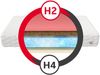 Matratze ERGO 80x200 Kaltschaum Kokos Latex Visco Bio Foam Schaum Klimafaser H2 H4 22 cm JERSEY Bild 4