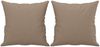 vidaXL 2-Sitzer-Sofa mit Zierkissen Cappuccino-Braun 120 cm Kunstleder 3200865 Bild 5