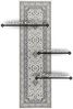 Orientalischer Kurzflor Teppich Parun Täbriz Creme Grau - 80x250x0,9cm Bild 3