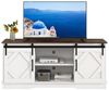 BlingBin TV-Schrank TV Stand Sideboard Fernsehschrank (TV Kommode, 1-St, Lowboard 150x40x60cm) mit 2 klassischen Schiebetüren Einstellbare Regale für Wohnzimmer Bild 4