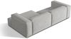 Micadoni Ecksofa Nuria 4-Sitzer Rechts Boucle Silber Bild 4