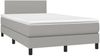 Boxspringbett mit Matratze & LED Stoff Hellgrau 120x200 cm, Härtegrad: H2 [3132981] Bild 3