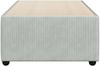 vidaXL Bettgestell ohne Matratze Hellgrau 100x200 cm Samt 3284988 Bild 4