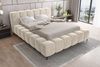 99rooms Cozy Polsterbett 180x200 cm Chenille APHRODITE Creme Bild 3