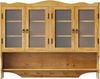 Celya Wandhängeschrank 100 cm Retro-Wandschrank mit 4 Türen, zwei Ablageflächen und einem offenen Hakenregal Bild 4
