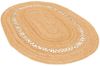 Pergamon Sisalteppich Naturfaser Teppich Jute Salsa Modern, Oval, Höhe: 9 mm Bild 4