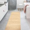 Bilderdepot24 Teppich Teppich Vinyl Flur Küche Muster funktional lang modern, Läufer - braun glatt, nass wischbar (Schmutz, Tierhaare) Saugroboter & Bodenheizung geeignet Bild 3